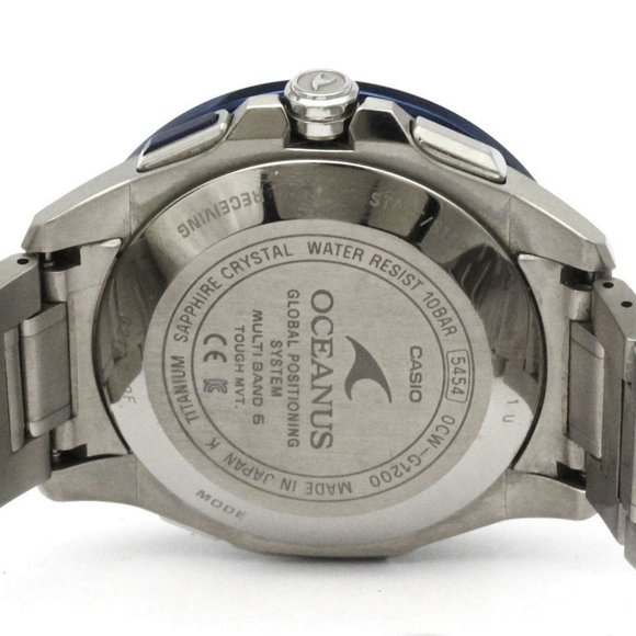 CASIO Oceanus Titanium Solar Mens Watch OCW-G1200-2AJF - Picture 7 of 9
